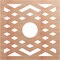 Ekena Millwork Chevron Wood Fretwork Pierced Ceiling Medallion, Cherry, 30"OD x 7 3/4"ID x 1/4"T CMWP30X30X0250CHCH - alternate 1